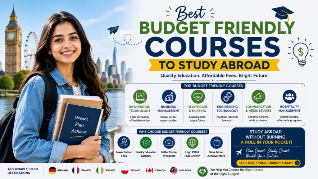 best budget friendly courses to study abroad