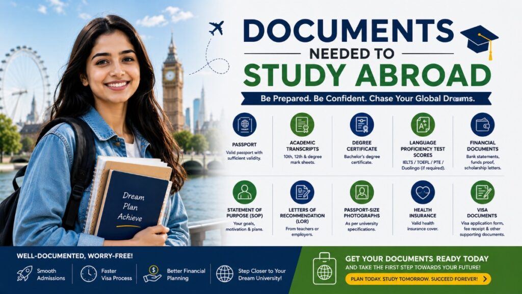 documents needed to study abroad