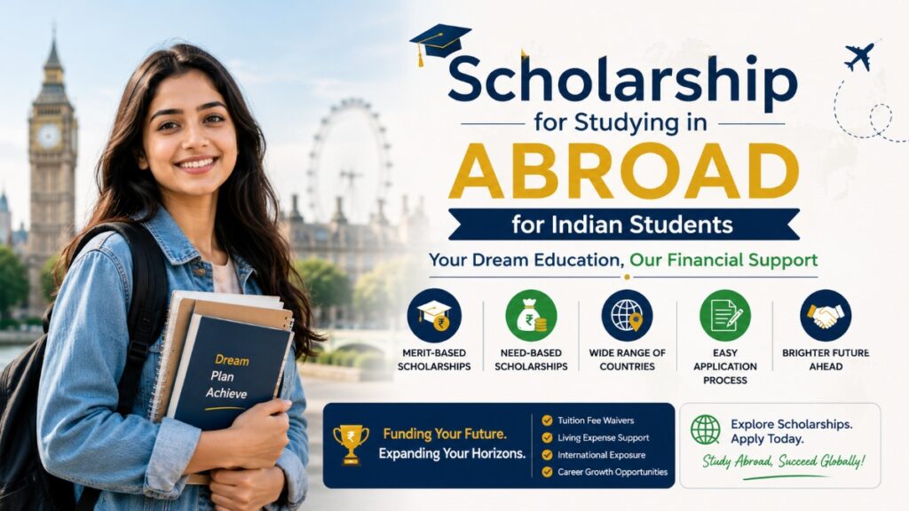 scholarships for Indian students to study abroad