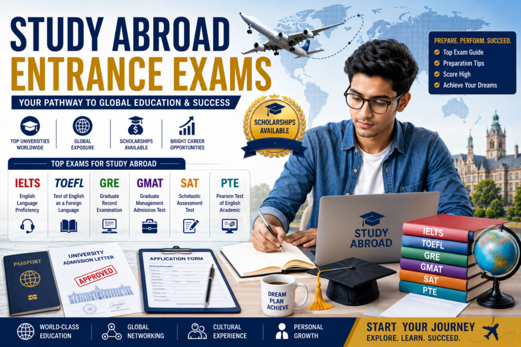 study abroad entrance exams