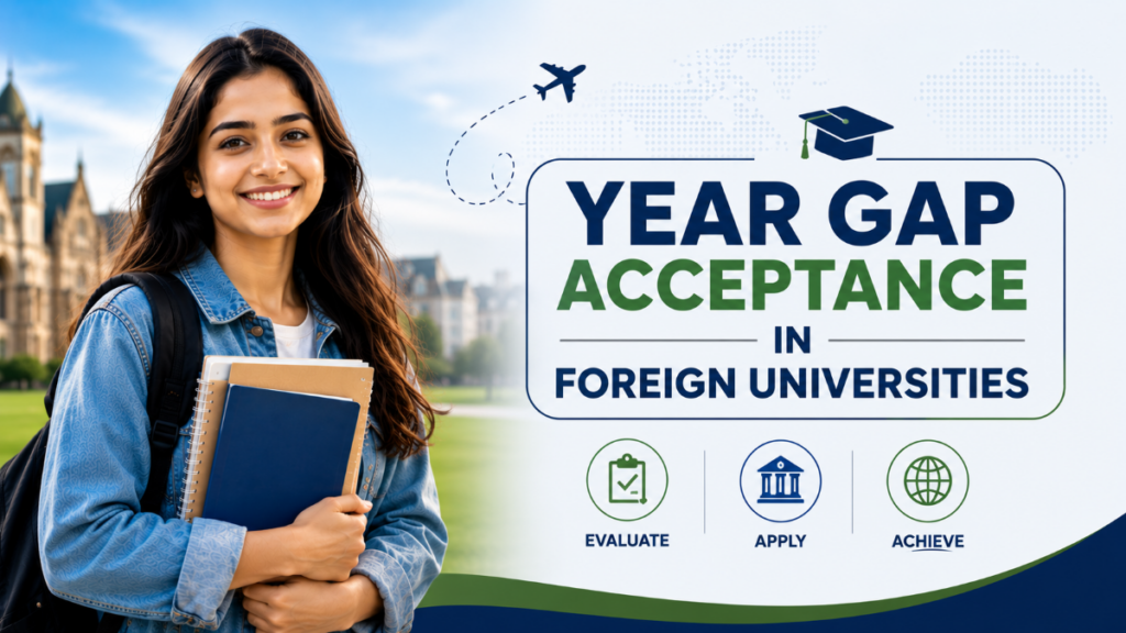 year gap acceptance in Foreign Universities